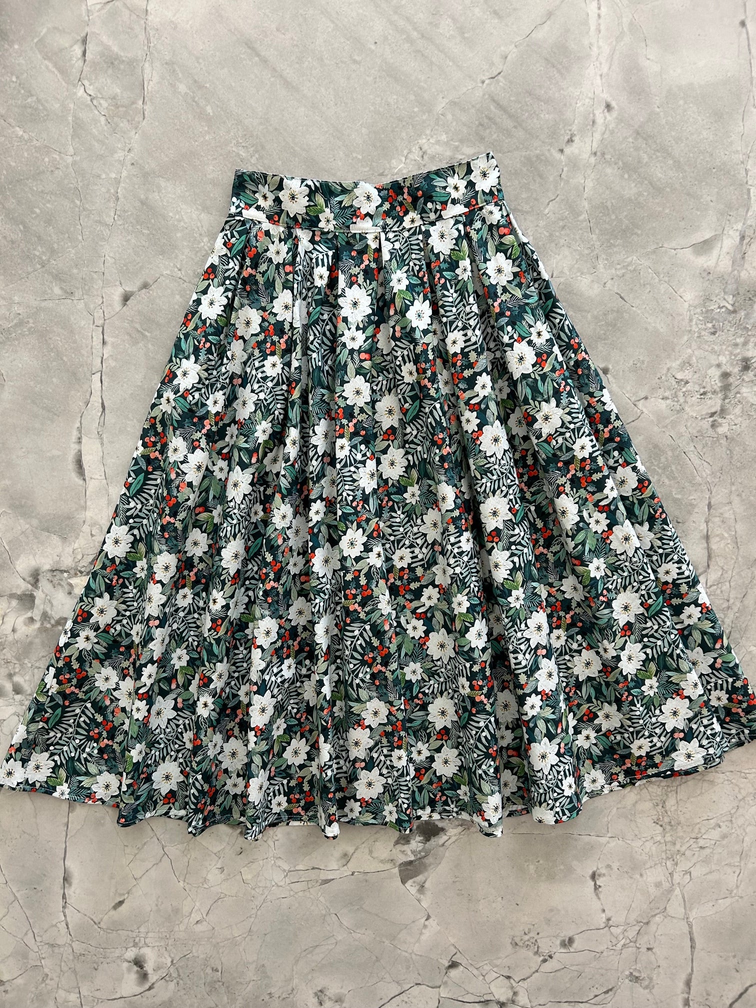 Floral skirt in winter best sale