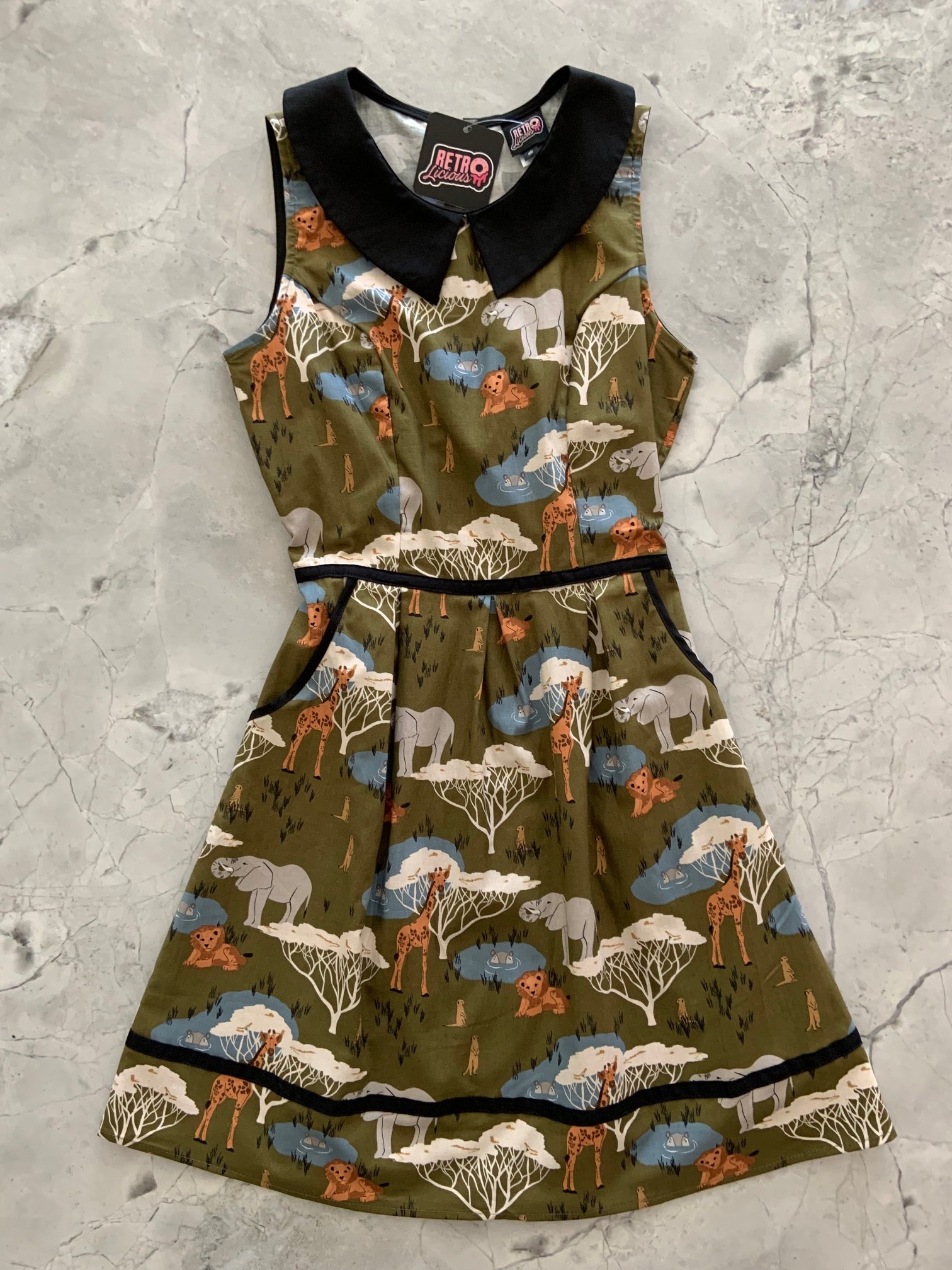 Retro Dinosaur Dress