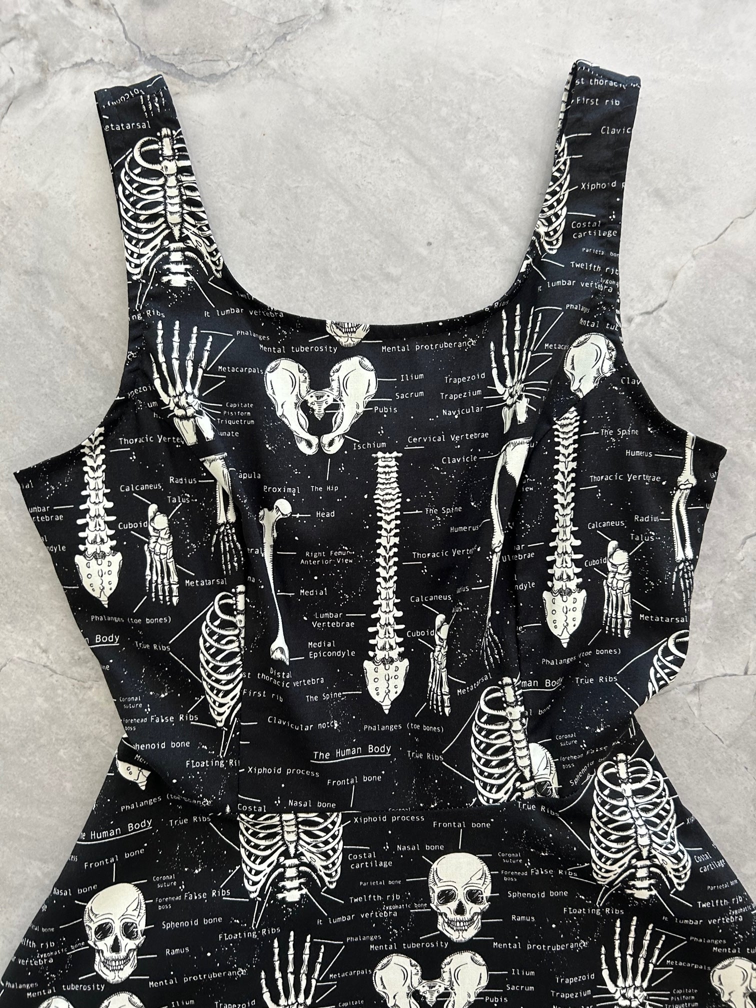 Skull 2024 skater dress