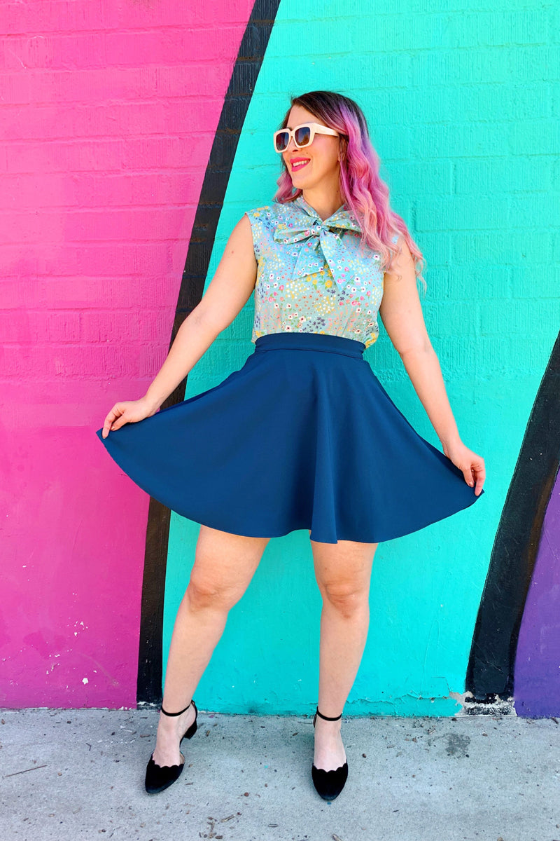 How to style on sale plus size skater skirt