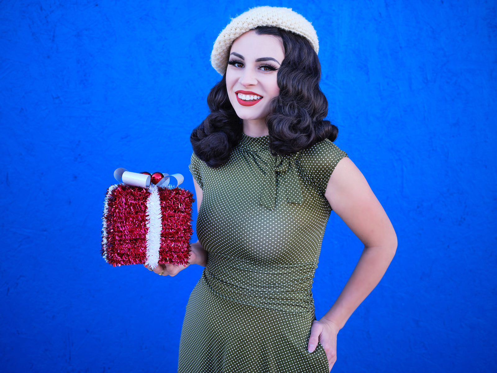 Blue Bombshell Dress