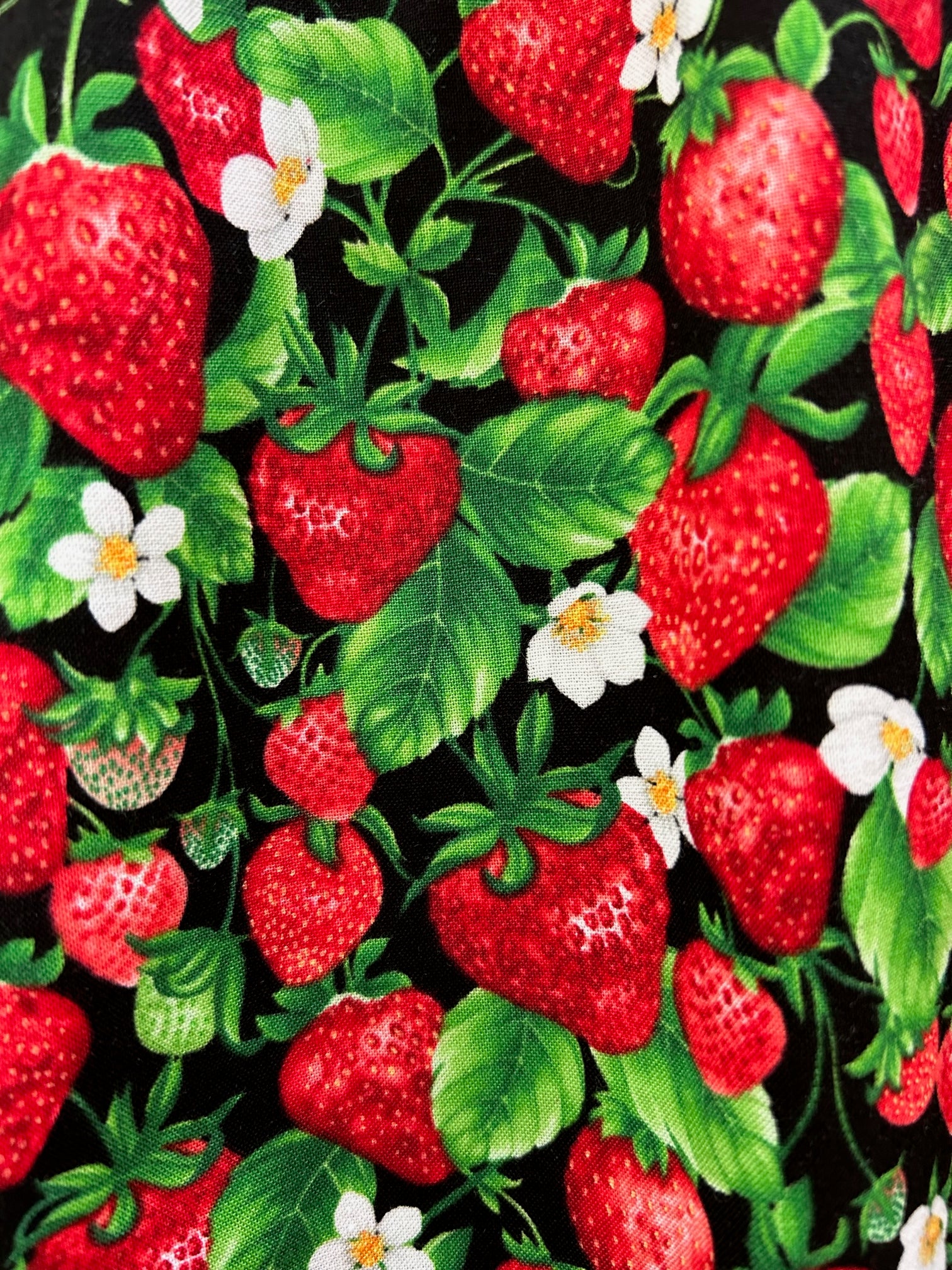 Strawberries, Vintage Inspired Fabric